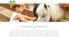 Desktop Screenshot of ciadosbichos.com.br