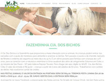 Tablet Screenshot of ciadosbichos.com.br